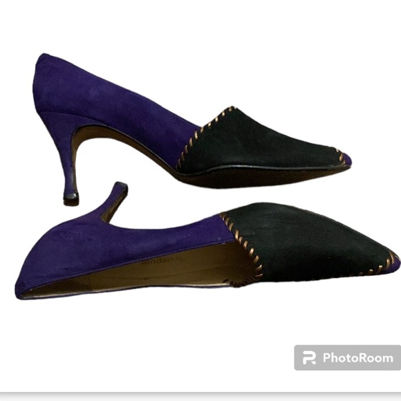 Sacha London Suede  Pointed Toe Heel Pumps Size 10 - Picture 9 of 16